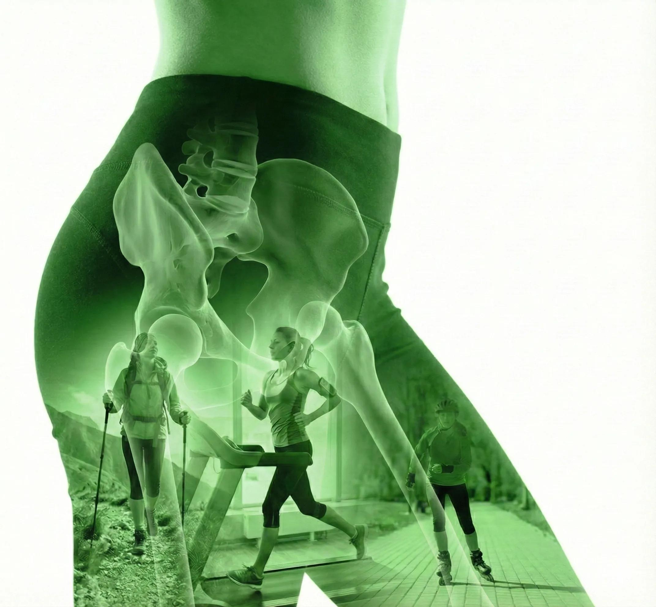 Paciente realizando actividades después de prótesis de cadera